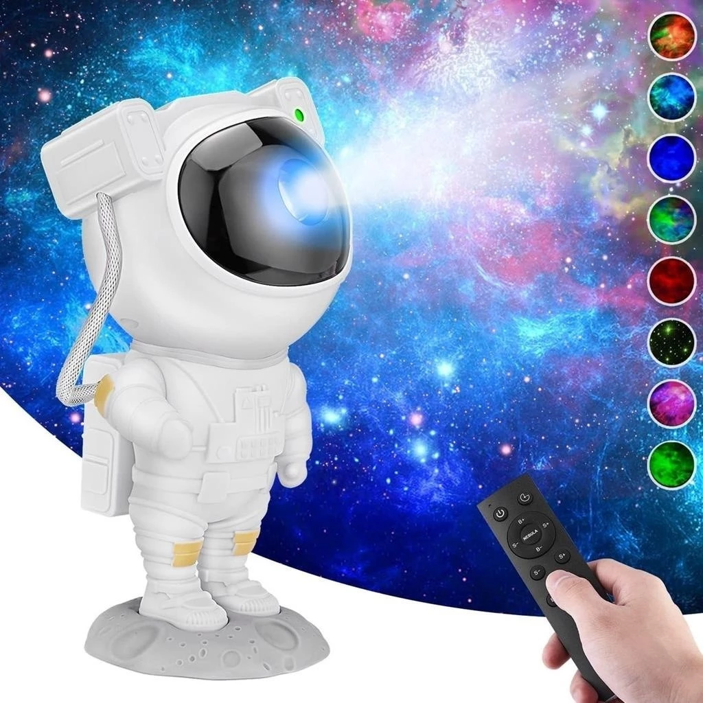 Mini Projetor De Luz Noturna Astronauta